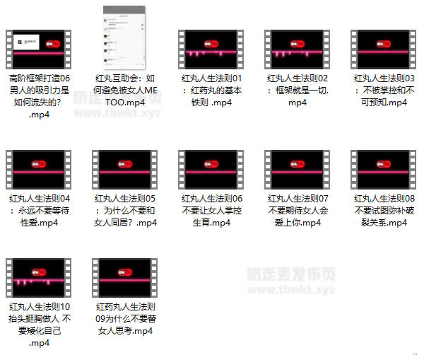 柯李思Chris《红丸会员》视频课程