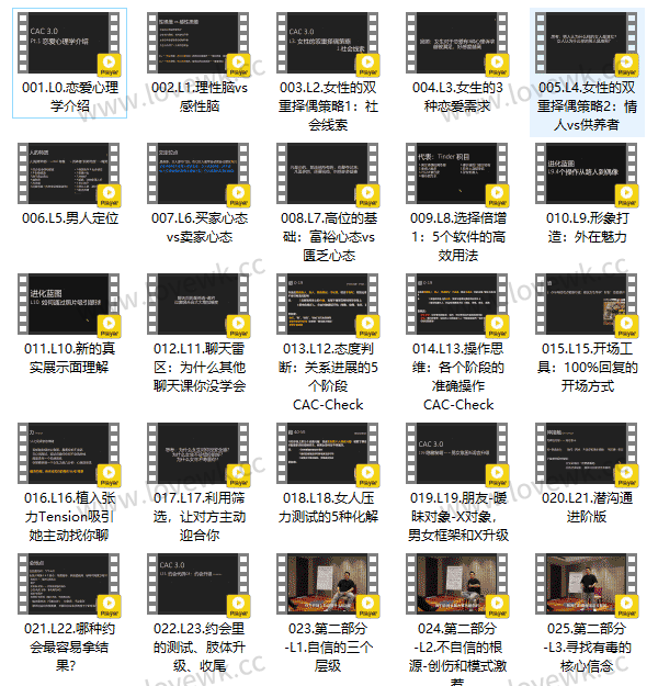 昊哥情感《进化蓝图训练营》视频课程